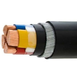 El aluminio acorazado del cobre del cable eléctrico de AWA XLPE quita el corazón a la envoltura del PVC del ZR