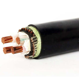 4 cable de cobre acorazado de la base XLPE, cable acorazado de la baja tensión del PVC de 16m m