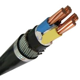 0.6 / PVC acorazado del conductor XLPE del AL del cobre del alambre eléctrico 1kv aislado forrado