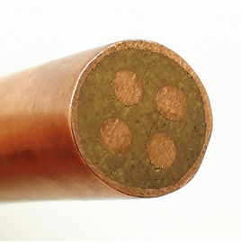 Cable forrado metal aislado mineral de cobre del cable del MI de la envoltura resistente