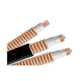 Cable flexible aislado mineral bajo de la temperatura alta de la serie del cable BTTZ del humo