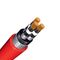 Humo bajo cero PVC XLPE PE Insulstion del conductor de cobre del cable de transmisión del halógeno